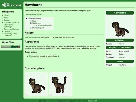 cats/hawthorne screenshot