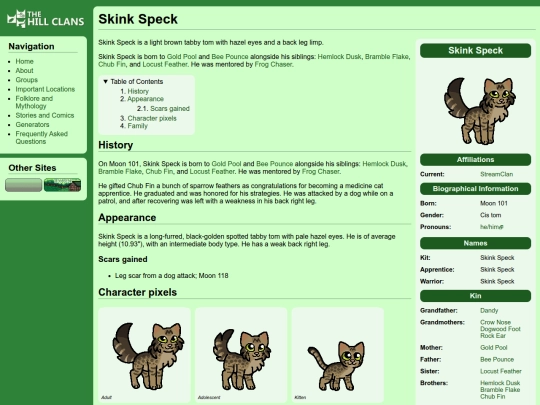cats/skink speck screenshot