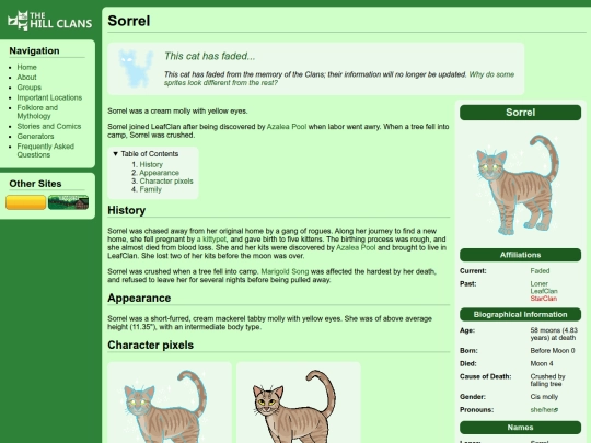 cats/sorrel screenshot