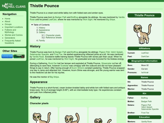 cats/thistle pounce screenshot