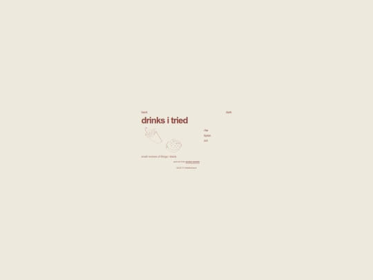 drinks screenshot