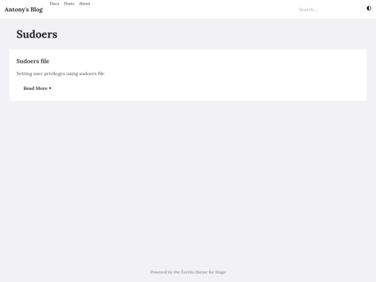 tags/sudoers screenshot
