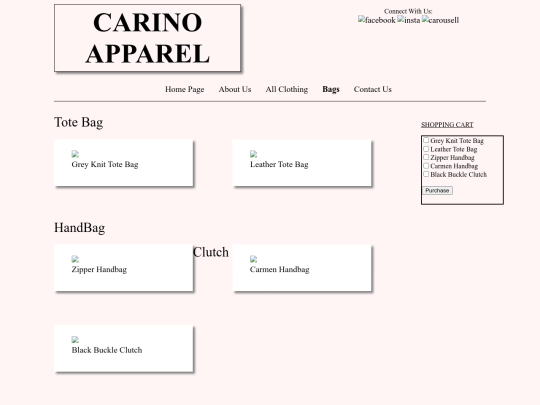 bags screenshot