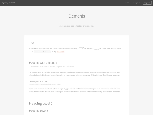 projects screenshot