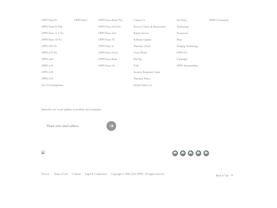 footer screenshot