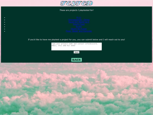testing screenshot