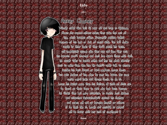 Info screenshot
