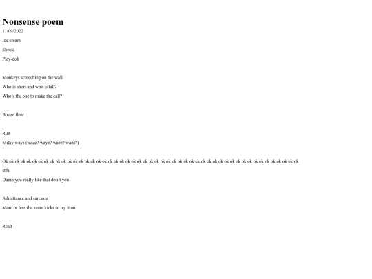 nonsensepoem screenshot