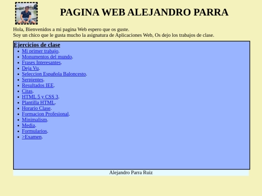 index screenshot