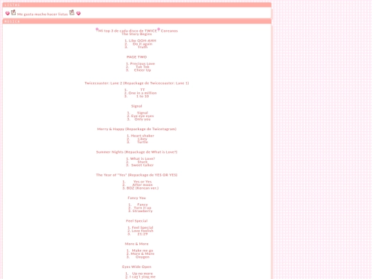 listas screenshot