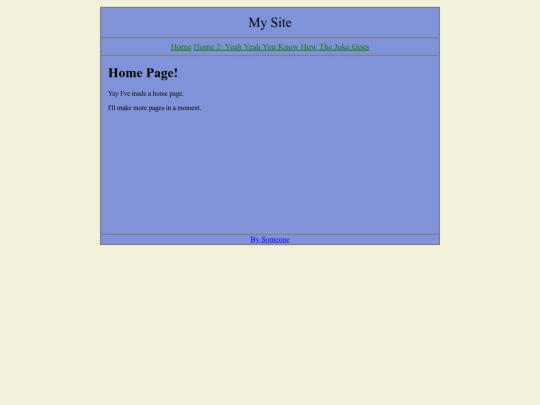 test/testpage screenshot