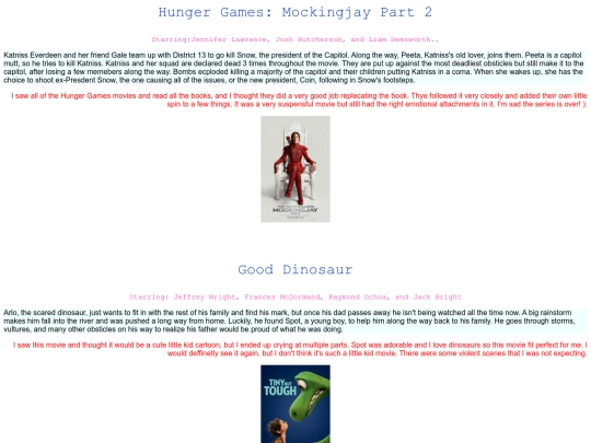 cssclassminiproject screenshot