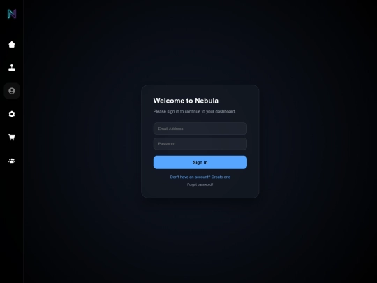 dashboard screenshot