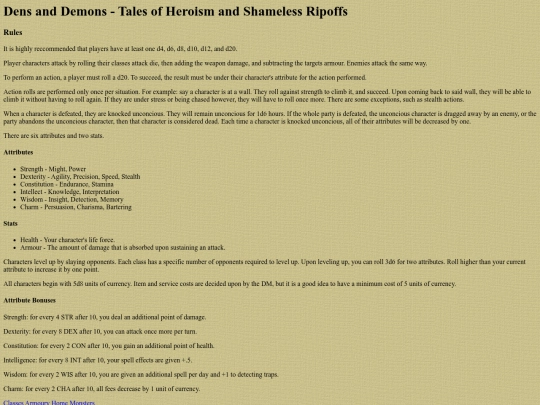 dendemrules screenshot
