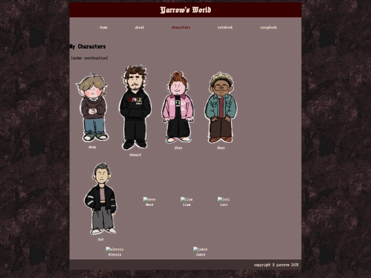 characters screenshot