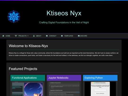 projects screenshot