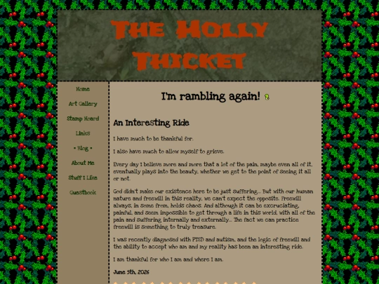 blog screenshot