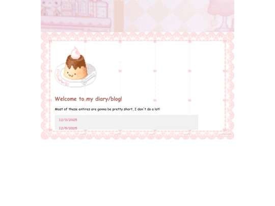 Diary screenshot