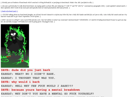 sillyhomestuck screenshot