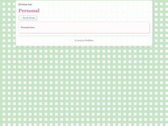personal screenshot