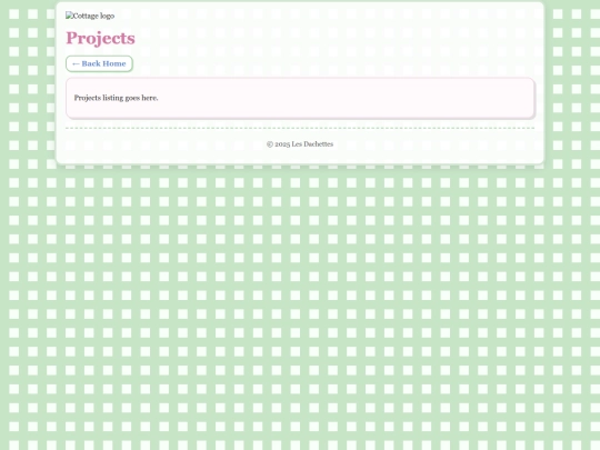 projects screenshot