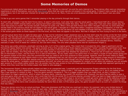 game/Demos screenshot