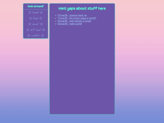 blog screenshot