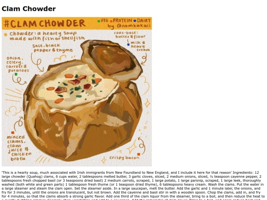 clamchowder screenshot