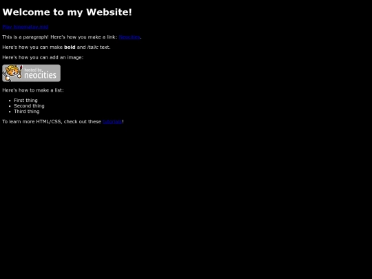 index screenshot