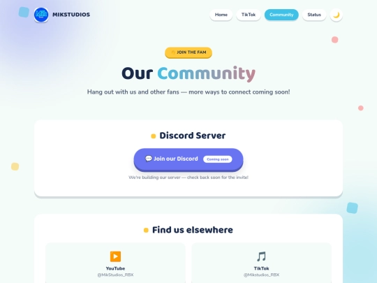 community screenshot