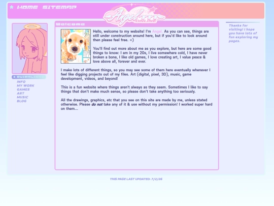 info screenshot