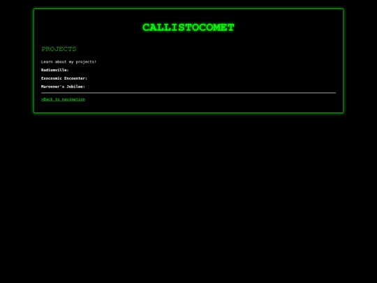 projects screenshot