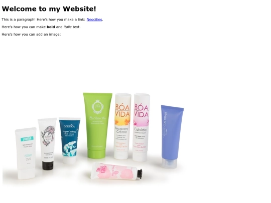 test screenshot