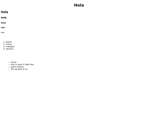 index screenshot