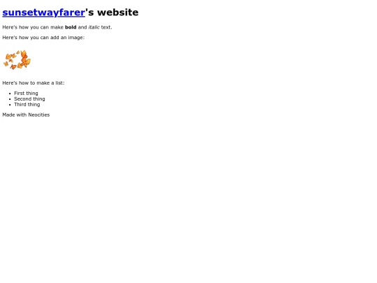 index screenshot