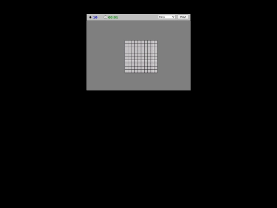 p/playable/minesweeper screenshot