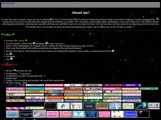 aboutme screenshot