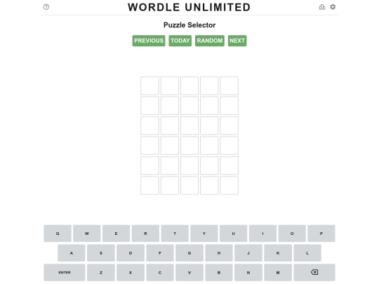 WordleUnlimited screenshot