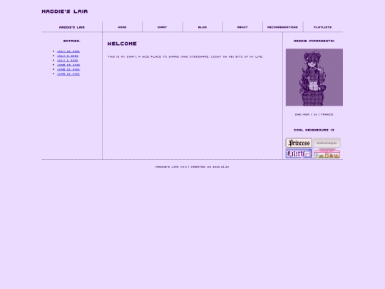 diary screenshot