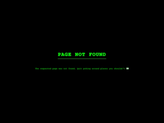 not_found screenshot