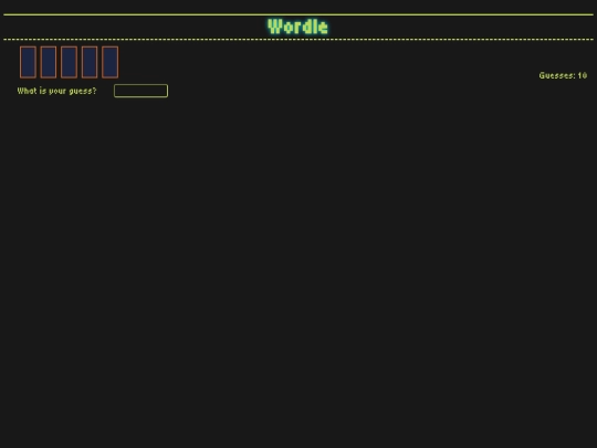 wordal screenshot