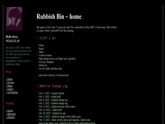 index screenshot