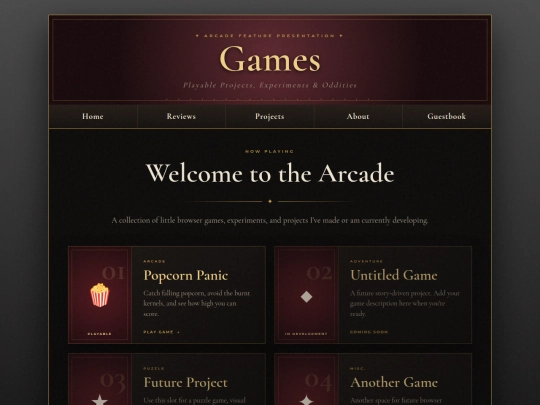 games screenshot
