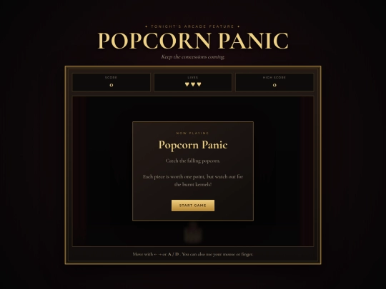 popcorngame screenshot