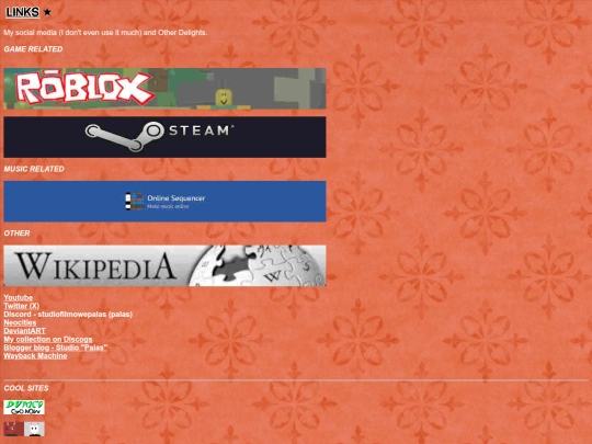 content/links screenshot