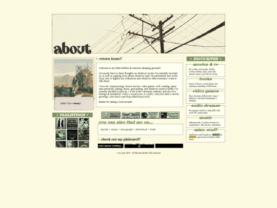 info screenshot