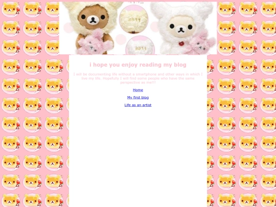blog screenshot