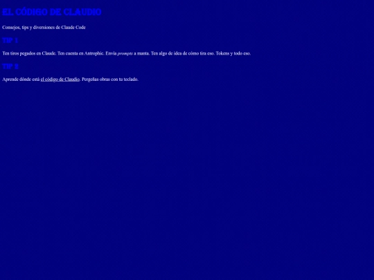 madideas/claudio screenshot