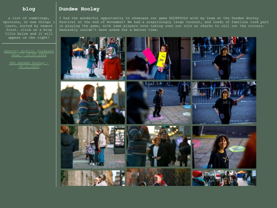 blog screenshot
