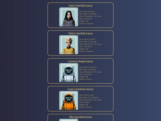 projects/downthehatch/profiles screenshot